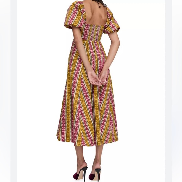 Hill House Matilda Dress Ikat topiary print small - Picture 15 of 16